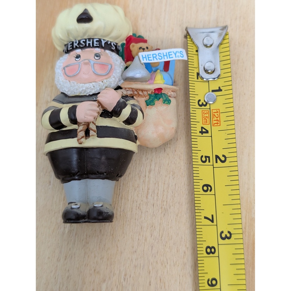 Vintage Hersheys Baker Bell and Magnets Set J.H. Schuler Christmas Kitchen Decor - Picture 3 of 8